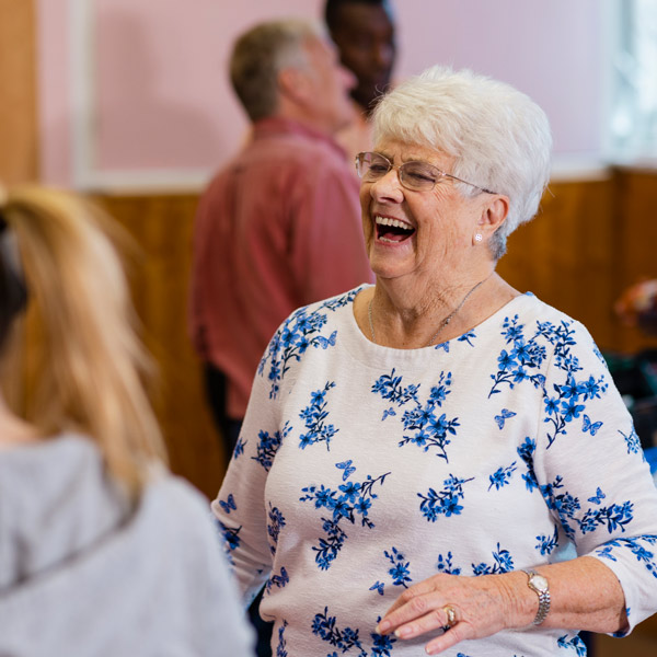 Supported by her Community Church